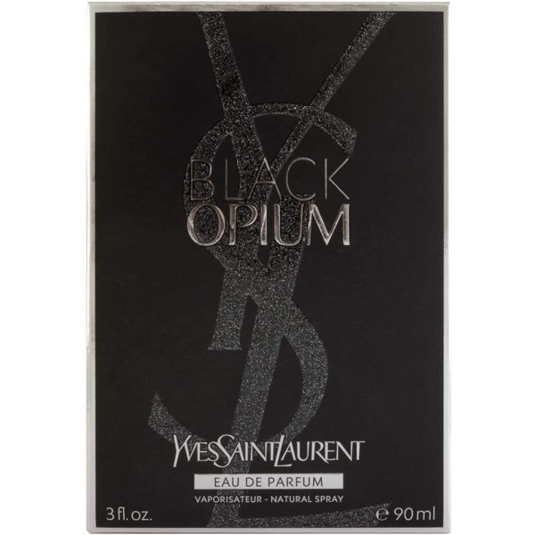 ⁦Black Opium By Yves Saint Laurent - For Her - Eau De Parfum, EDP 90 Ml⁩ - الصورة ⁦2⁩