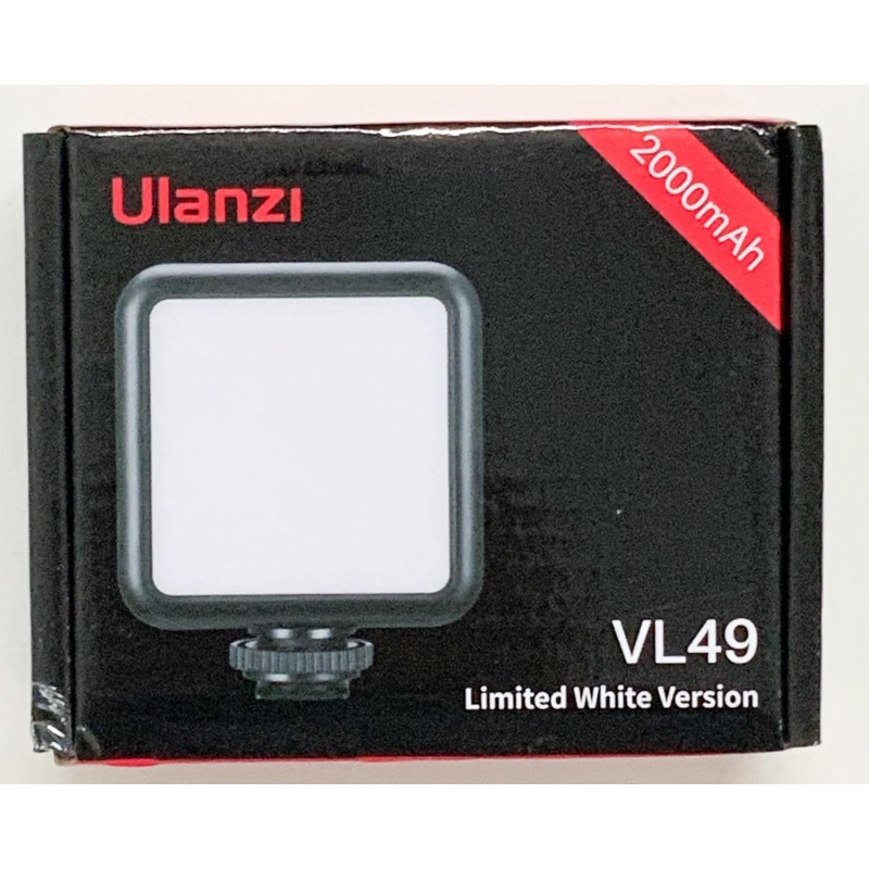 ⁦ULANZI VL49 2000mAh LED Video Light w 3 Cold Shoe, Rechargeable Soft Light Panel, Portable Photography Lighting for DJI OSMO Sony DSLR Canon Camera GoPro Vlogging⁩ - الصورة ⁦6⁩