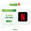 نتفليكس نافذة واحدة 6 أشهر - Netflix Fenêtre 6 Mois
