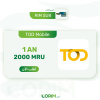 باقة تود موبايل سنة - Tod Mobile Abonnement 1 AN