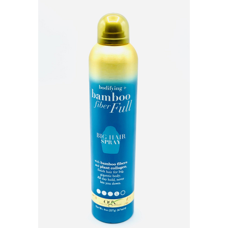 ogx bamboo fiber full big hair spray