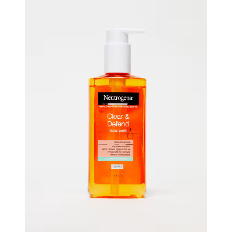 neutrogena clear and defend facial wash 200ml