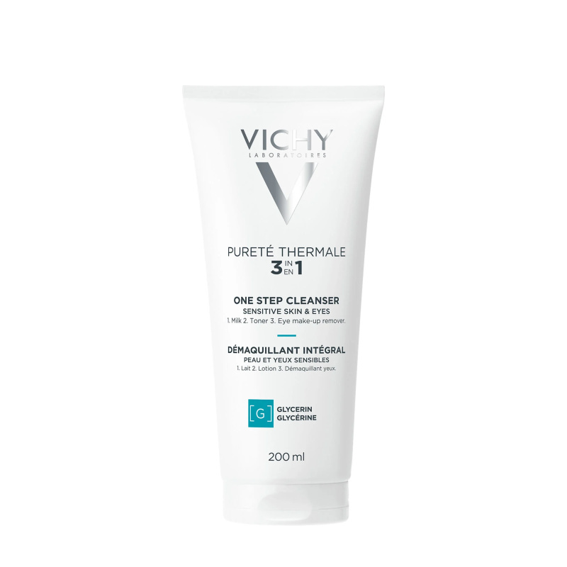 vichy purete thermale 3 in 1 one step cleanser sensitive