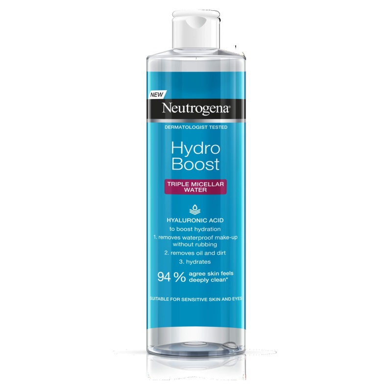 neutrogena hydro boost hyaluronic acid triple micellar water 400ml