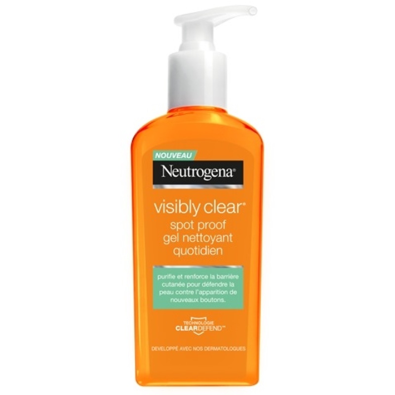 Gel Nettoyant Visibly Clear Neutrogena Le Flacon De 200ml