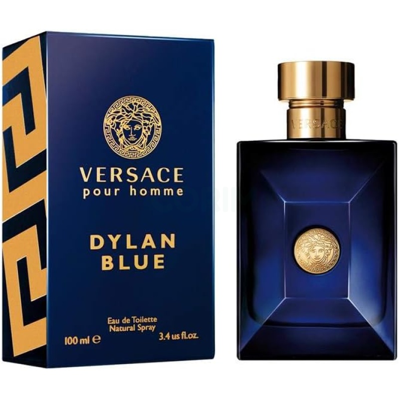 ⁦Versace Pour Homme Dylan Blue By Versace - For Him - Eau De Toilette, 100 ML⁩ - الصورة ⁦3⁩
