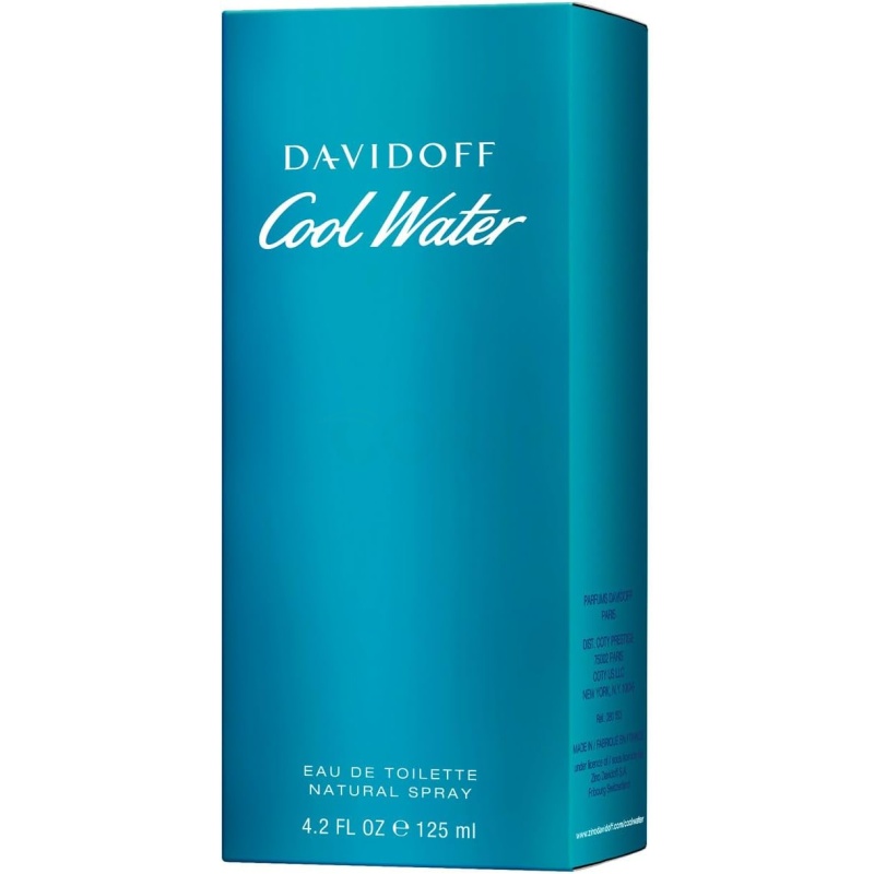 ⁦Davidoff Cool Water Perfume - For Him - Eau De Toilette 125ML⁩ - الصورة ⁦3⁩