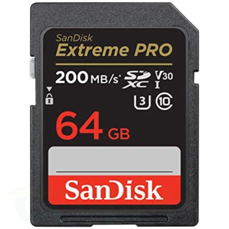 SanDisk 64GB Extreme PRO SDXC Card (200MB/s)
