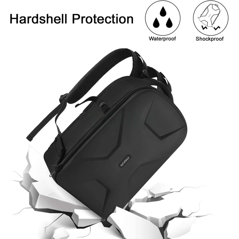 ⁦MOSISO Camera Backpack with Hard Shell Case⁩ - الصورة ⁦4⁩