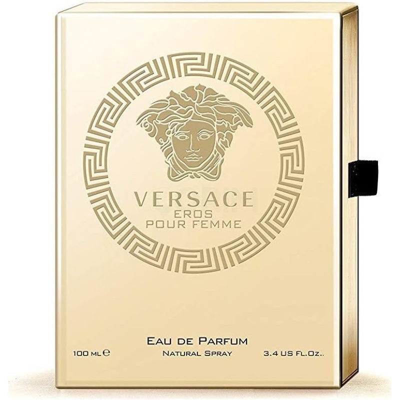 ⁦Versace Eros Pour Femme By Versace - For Her - Eau De Parfum, 100ML⁩ - الصورة ⁦3⁩