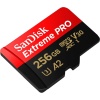 ⁦SanDisk 256GB Extreme PRO microSD UHS-I (200MB/s)⁩ - الصورة ⁦2⁩