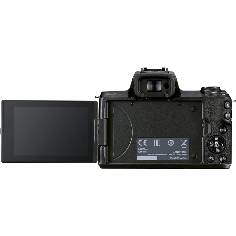 ⁦Canon EOS M50 Mark II Mirrorless + 15-45mm Lens⁩ - الصورة ⁦5⁩