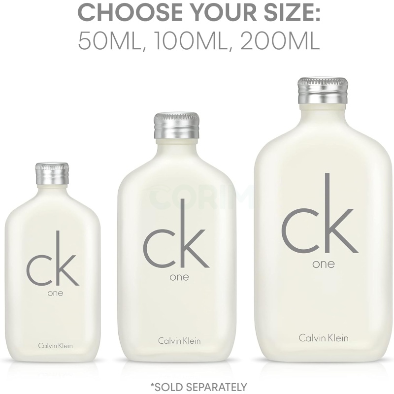 ⁦Calvin Klein CK One Perfume - For Unisex - Eau De Toilette 200ML⁩ - الصورة ⁦7⁩