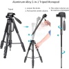 ⁦Neewer 70-inch Camera Tripod with Swivel Head⁩ - الصورة ⁦2⁩