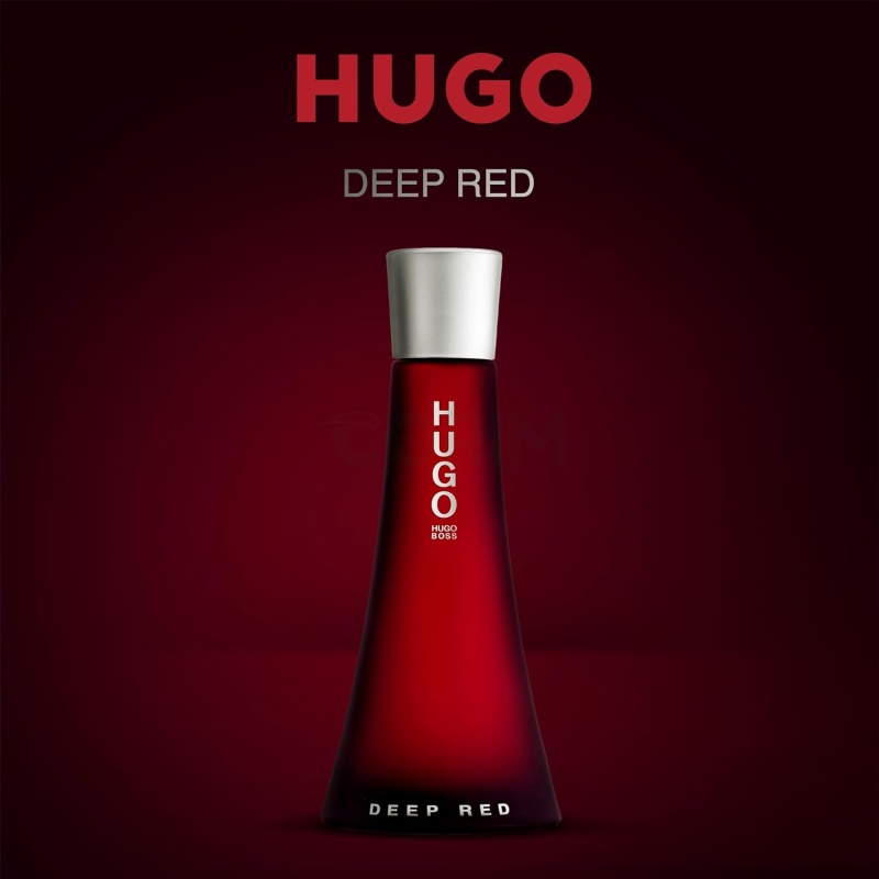 ⁦Hugo Deep Red By Hugo Boss - For Her - Eau De Parfum, 90 Ml⁩ - الصورة ⁦2⁩
