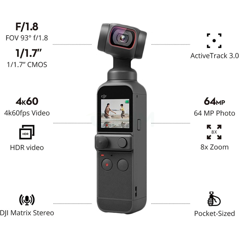 ⁦DJI Pocket 2 - 4K Handheld Gimbal Camera⁩ - الصورة ⁦6⁩
