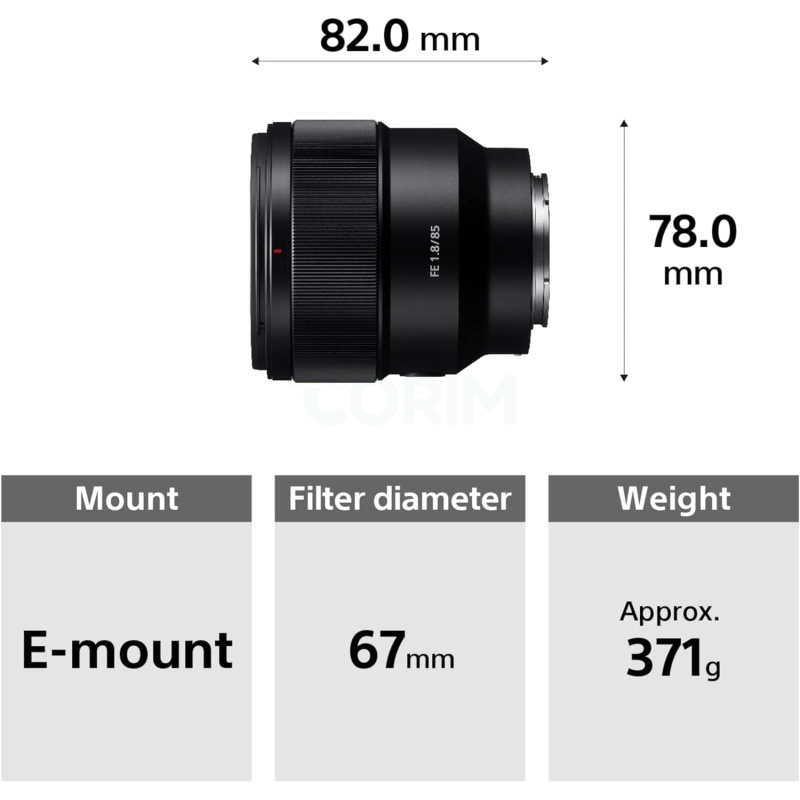 ⁦Sony 85mm f/1.8 Telephoto Prime Lens⁩ - الصورة ⁦6⁩