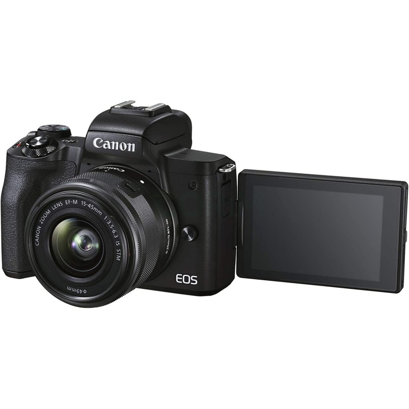 ⁦Canon EOS M50 Mark II Mirrorless + 15-45mm Lens⁩ - الصورة ⁦4⁩