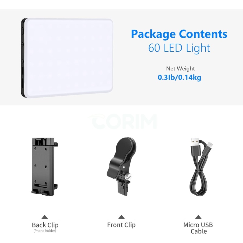 ⁦NEEWER LED Selfie Light with Clip⁩ - الصورة ⁦8⁩