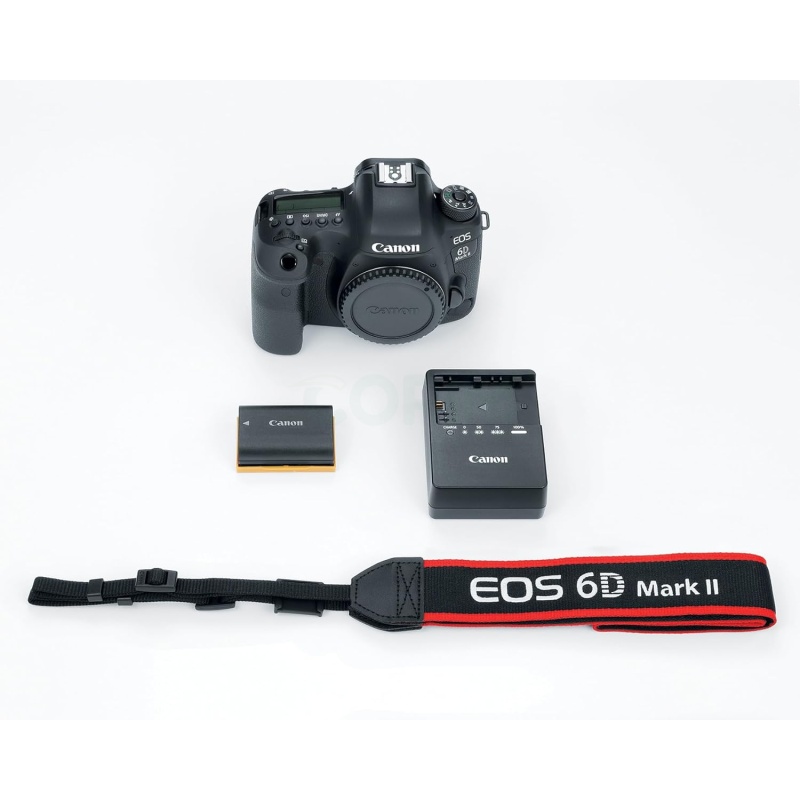 ⁦Canon EOS 6D Mark II DSLR Camera (Body Only)⁩ - الصورة ⁦6⁩