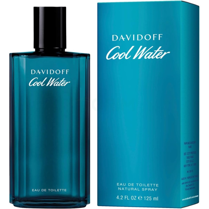 ⁦Davidoff Cool Water Perfume - For Him - Eau De Toilette 125ML⁩ - الصورة ⁦7⁩