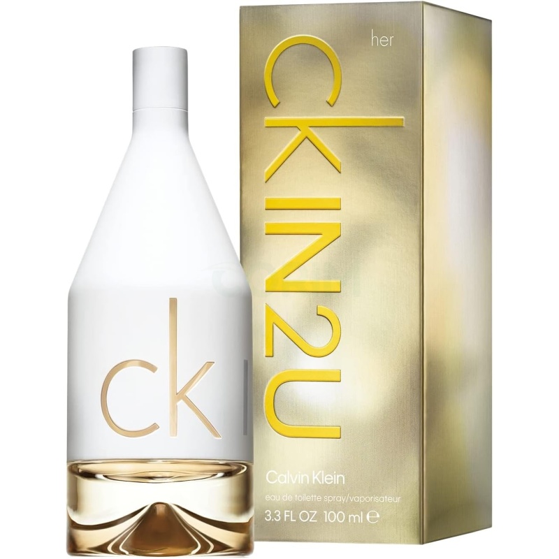 ⁦Calvin Klein CK IN2U Perfume - For Her - Eau De Toilette 100ML⁩ - الصورة ⁦2⁩