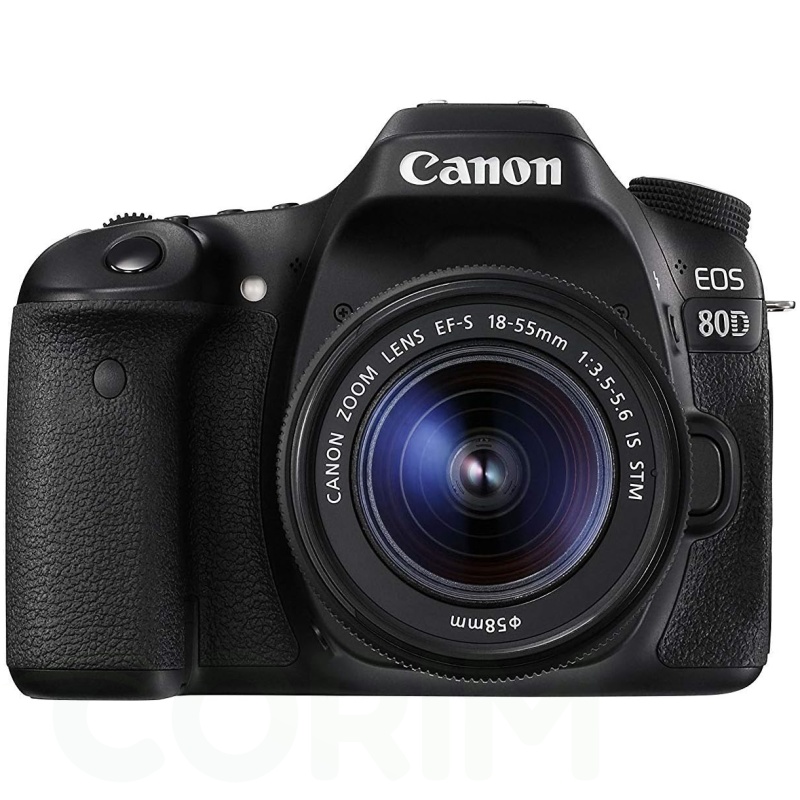 Canon EOS 80D DSLR Camera + 18-55mm Lens