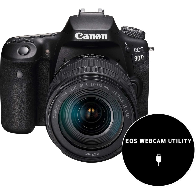⁦Canon 90D DSLR Camera + 18-135mm Lens⁩ - الصورة ⁦2⁩