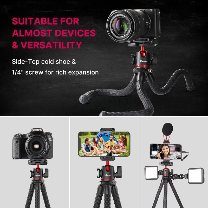 ⁦VIJIM MT-33 Mini Flexible Tripod⁩ - الصورة ⁦4⁩