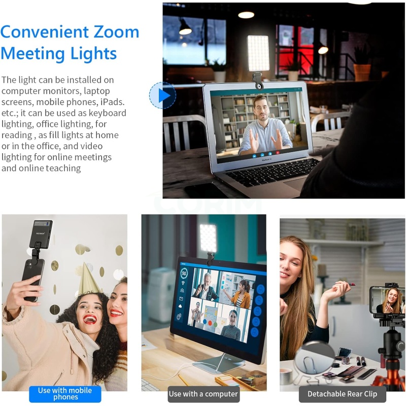 ⁦NEEWER LED Selfie Light with Clip⁩ - الصورة ⁦6⁩