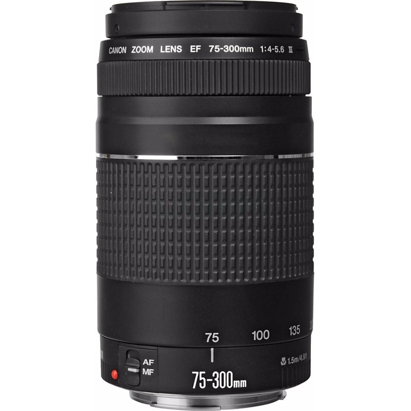 ⁦Canon EF 75-300mm f/4-5.6 III Telephoto Zoom Lens⁩ - الصورة ⁦2⁩