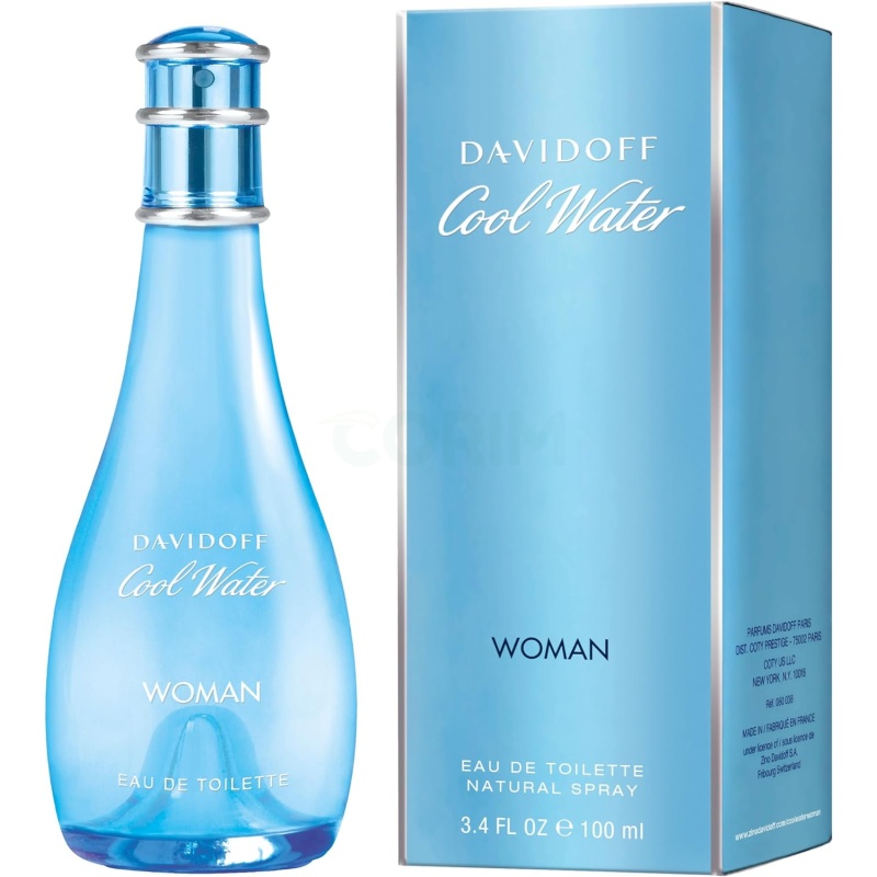 ⁦Cool Water by Davidoff - For Her - Eau de Toilette⁩ - الصورة ⁦2⁩