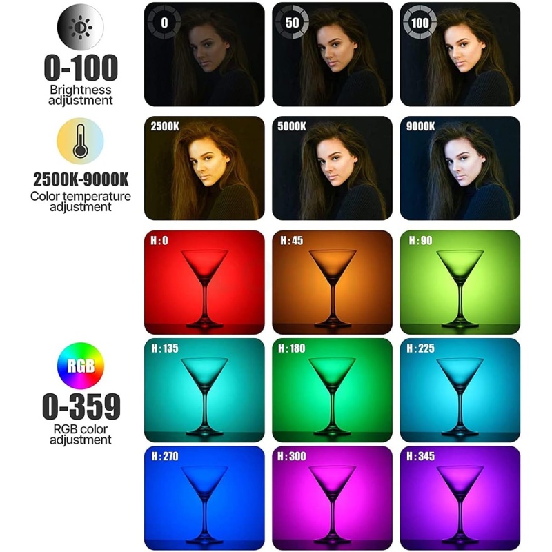 ⁦ULANZI VL120 RGB LED Video Light⁩ - الصورة ⁦2⁩