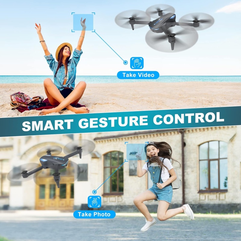 ⁦Foldable Drone with 1080p Camera for Beginners⁩ - الصورة ⁦2⁩
