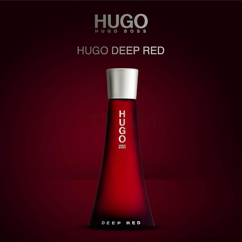⁦Hugo Deep Red By Hugo Boss - For Her - Eau De Parfum, 90 Ml⁩ - الصورة ⁦5⁩
