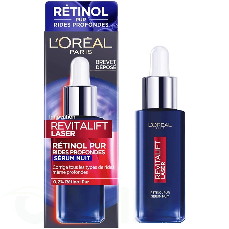 l'oreal serum visage nuit revitalift rides profondes 30ml
