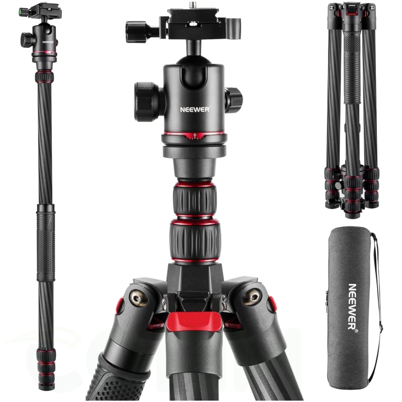 Neewer 80.7” Carbon Fiber Tripod & Monopod