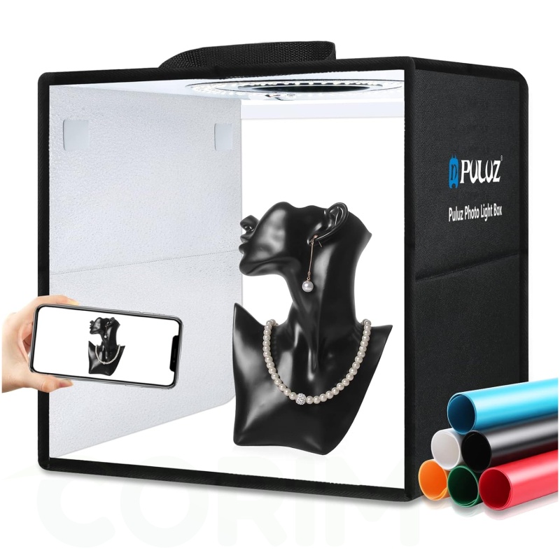 PULUZ 12”x12” Dimmable Light Box for Photography