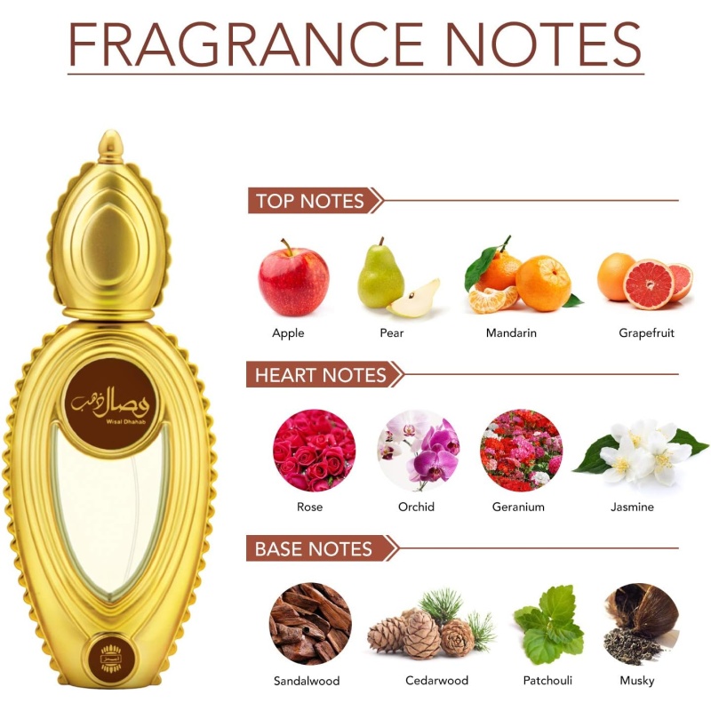 ⁦Ajmal - Wisal Dhabab - For Unisex - Eau De Parfum, 50Ml⁩ - الصورة ⁦2⁩