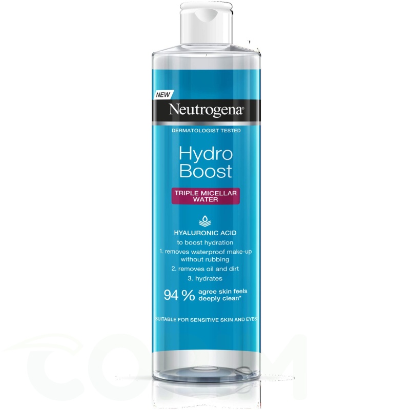 neutrogena hydro boost hyaluronic acid triple micellar water 400ml