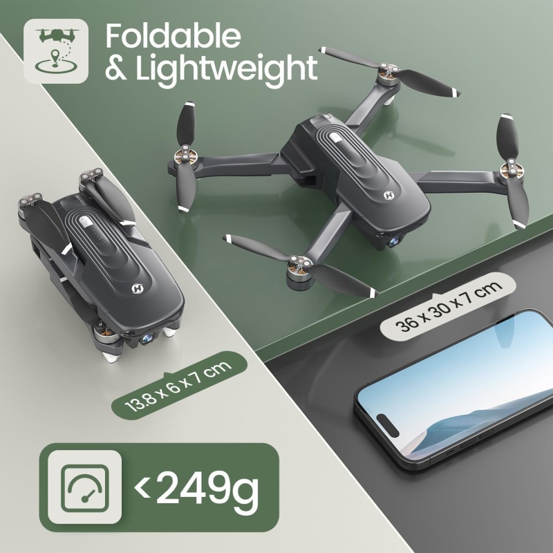⁦Holy Stone HS175D GPS Drone with 4K Camera⁩ - الصورة ⁦8⁩