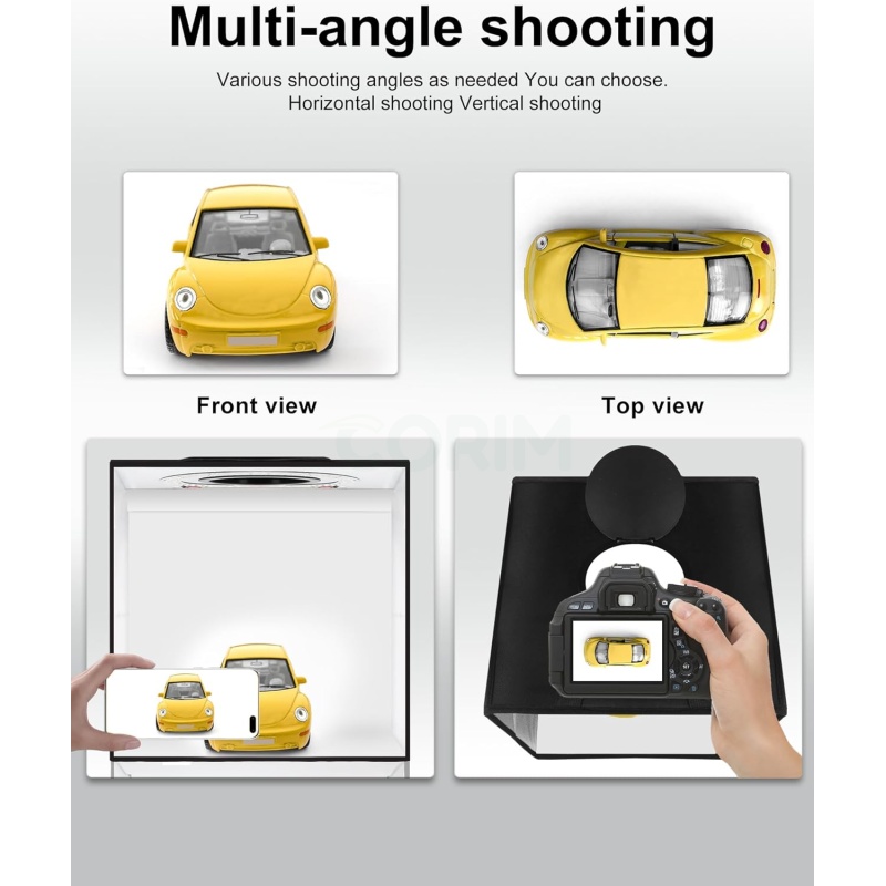 ⁦PULUZ 12”x12” Dimmable Light Box for Photography⁩ - الصورة ⁦7⁩