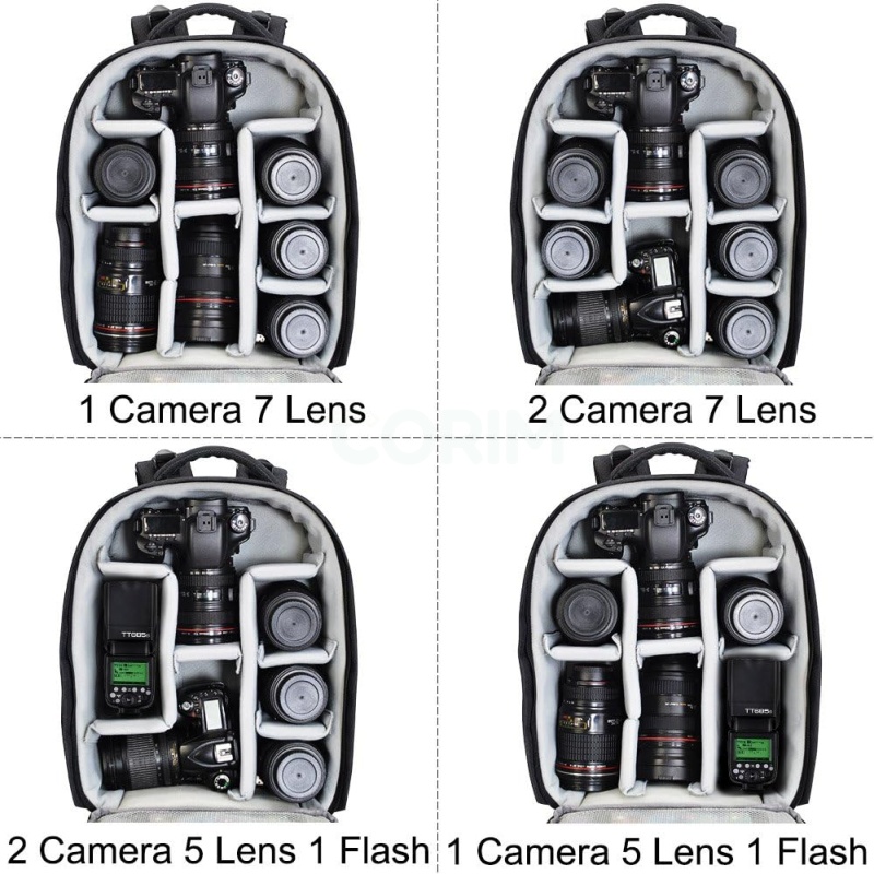 ⁦Caden Professional DSLR Camera Backpack⁩ - الصورة ⁦8⁩