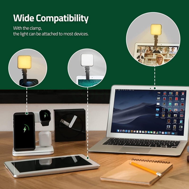 ⁦Mobilife LED Video Light for Computer Meetings⁩ - الصورة ⁦2⁩