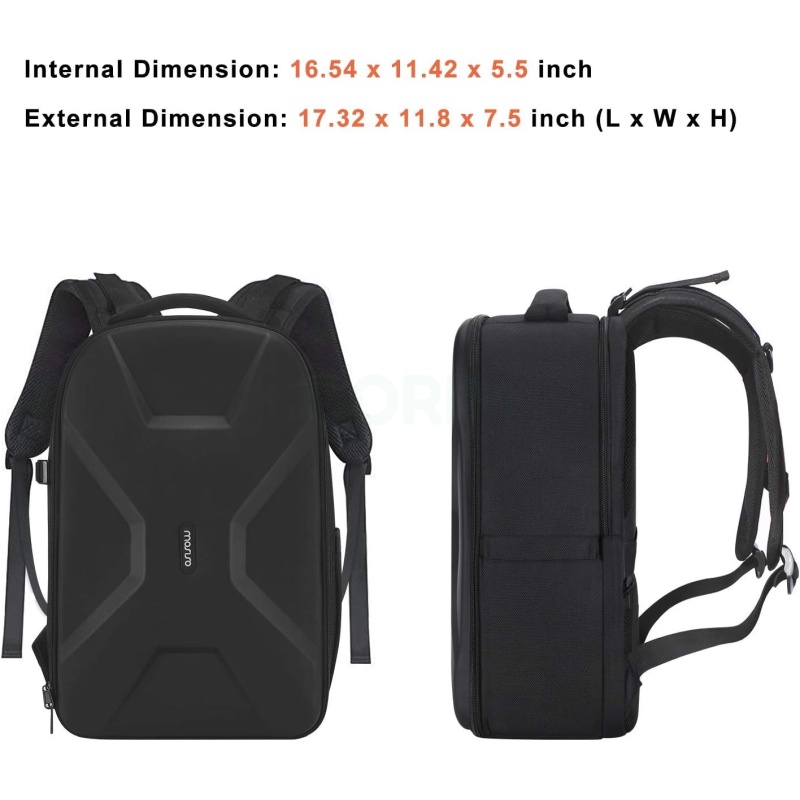 ⁦MOSISO Camera Backpack with Hard Shell Case⁩ - الصورة ⁦7⁩
