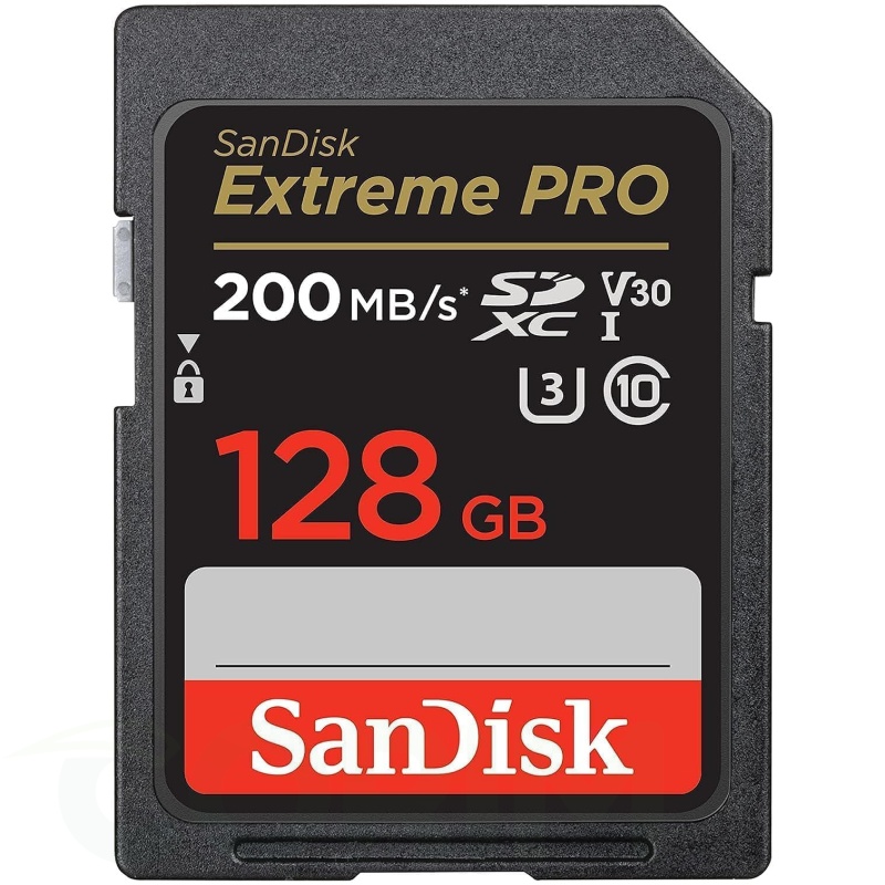 SanDisk 128GB Extreme PRO SDXC Card (200MB/s)