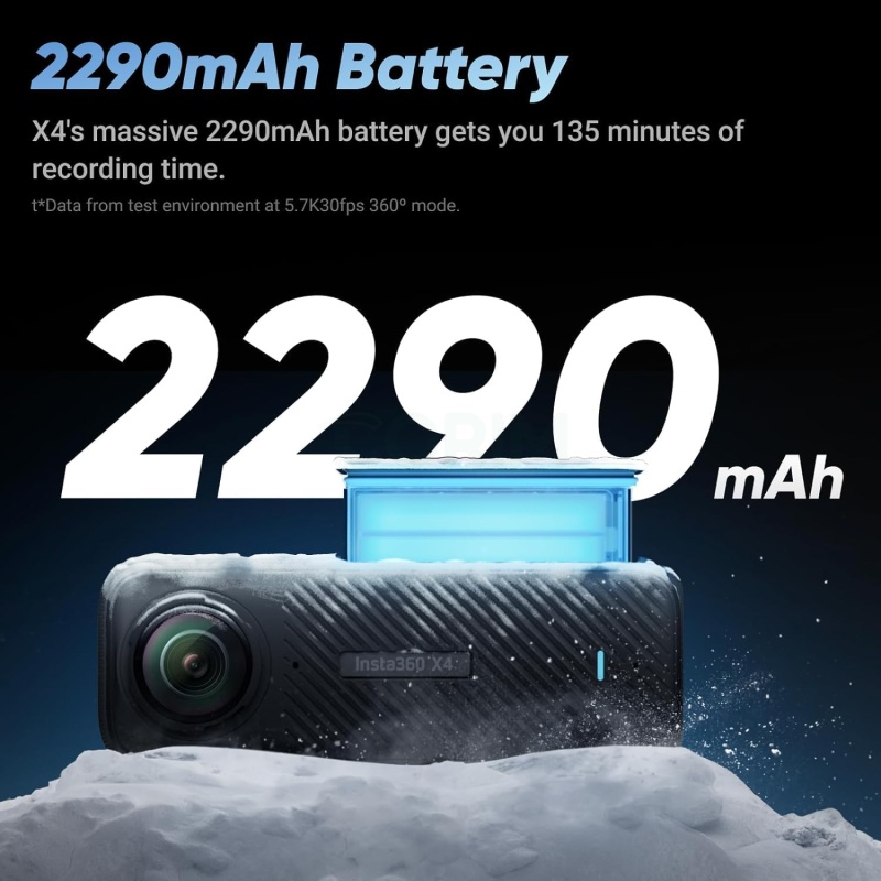 ⁦Insta360 X4 - 8K 360° Action Camera⁩ - الصورة ⁦5⁩