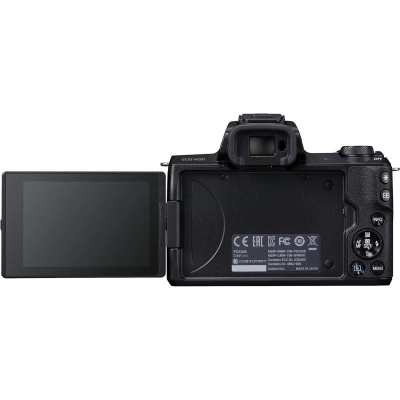 ⁦Canon EOS M50 Mirrorless + 15-45mm Lens⁩ - الصورة ⁦3⁩