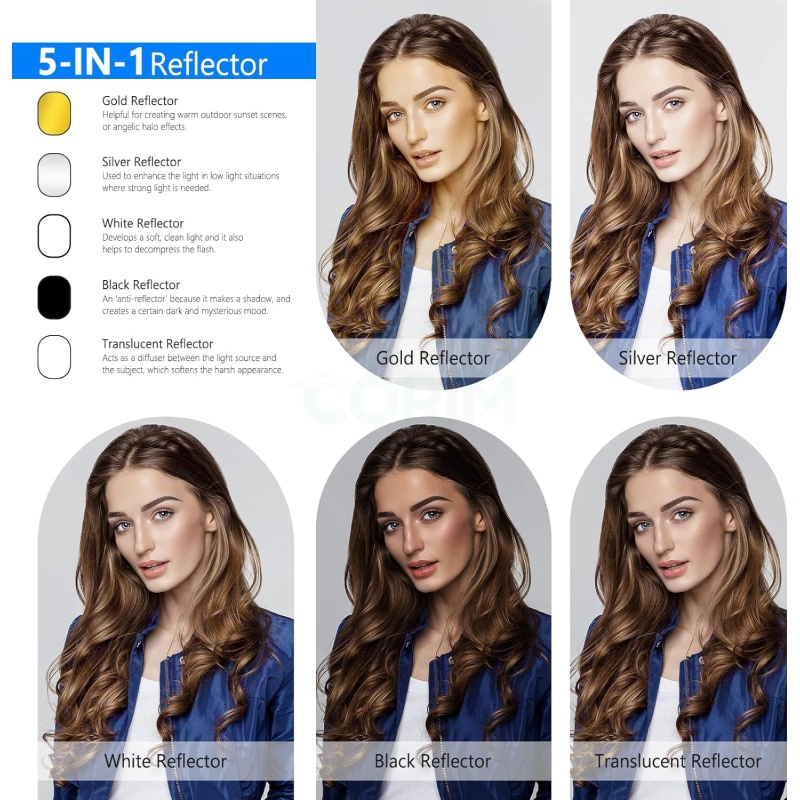 ⁦Neewer 5-in-1 40"x60" Reflector & Diffuser Kit⁩ - الصورة ⁦2⁩