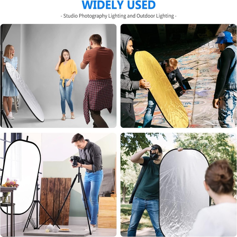 ⁦Neewer 5-in-1 40"x60" Reflector & Diffuser Kit⁩ - الصورة ⁦4⁩